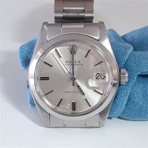 rolex oyster date precision 6466 stainless steel|Rolex reference 6426 review.